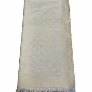 Louis Vuitton Monogram Gray Shine Shawl